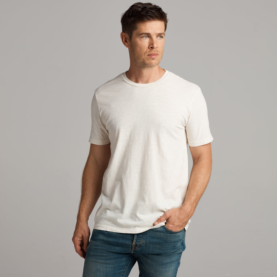 White slub 2024 t shirt