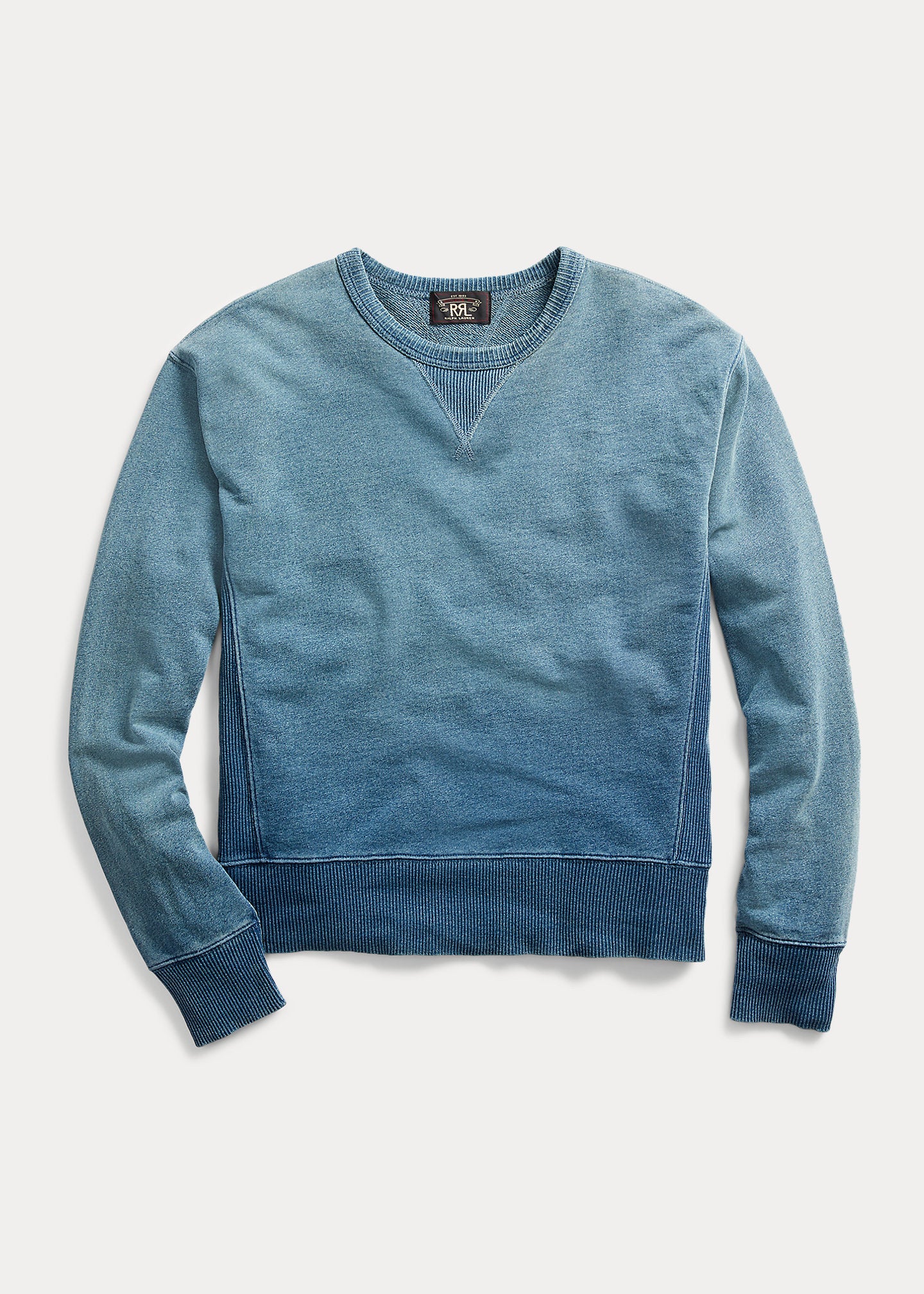 RRL Indigo French Terry Sweatshirt