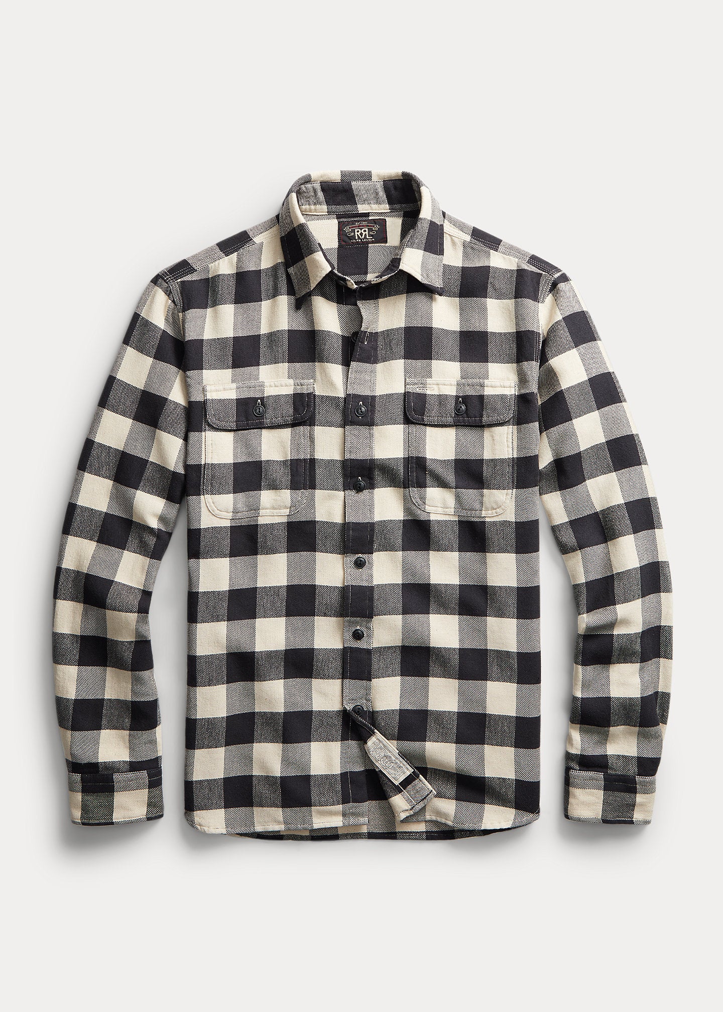 RRL Buffalo Check Twill Workshirt