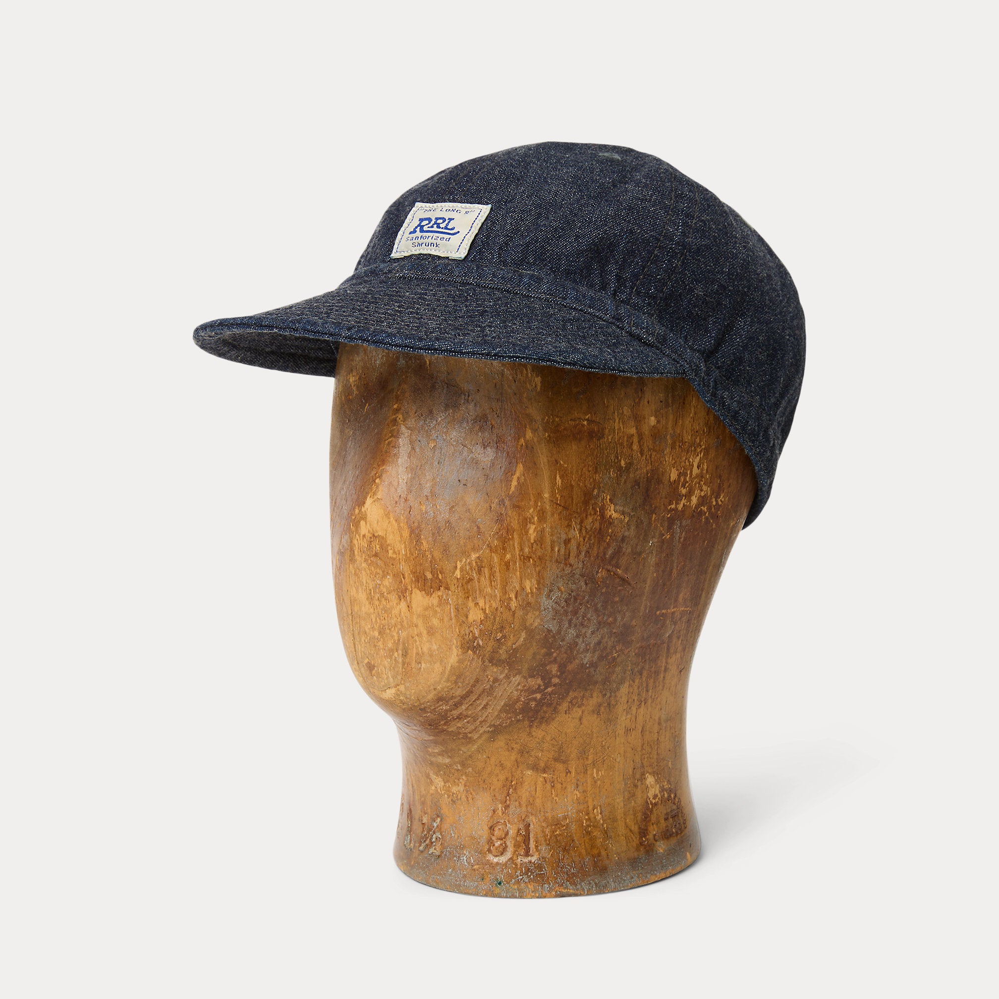 RRL Indigo Denim Cap