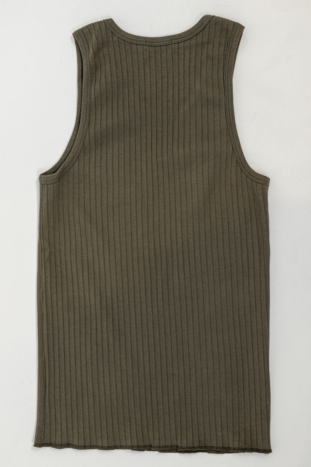 FREENOTE COTTON RIBBED TANK - OLIVE