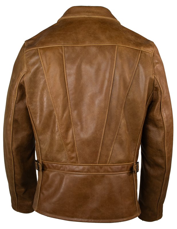 Schott Men's Waxy Buffalo Leather Sunset Jacket