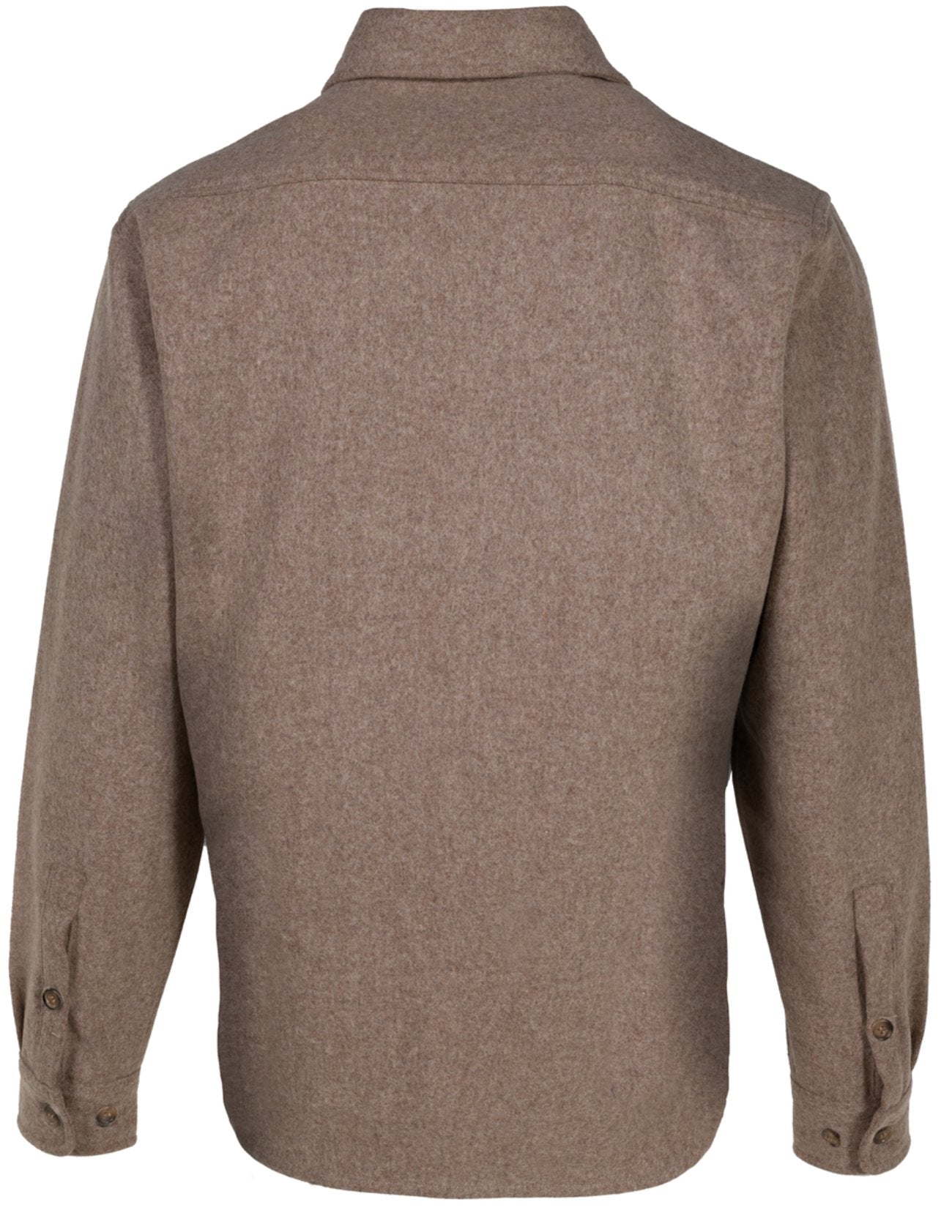 Men's CPO Wool Shirt - Taupe