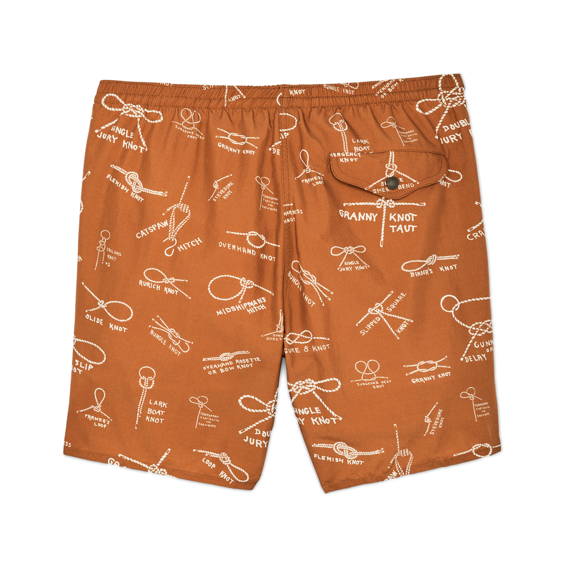 OXBOW LAKE TRUNKS - BOURBON / KNOTS