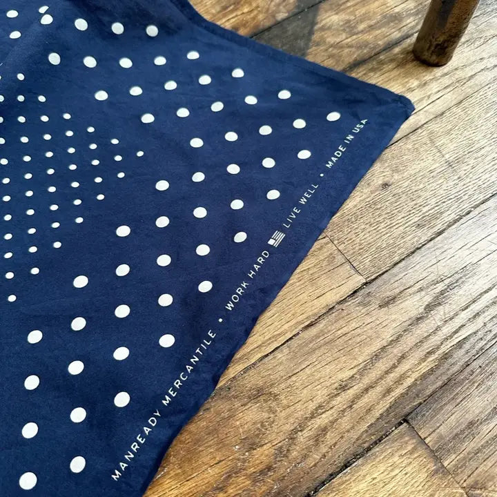 Bandana | Vintage Dot | Blue