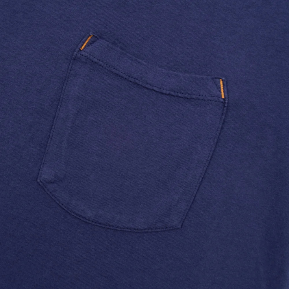 9 OUNCE POCKET T-SHIRT - NAVY