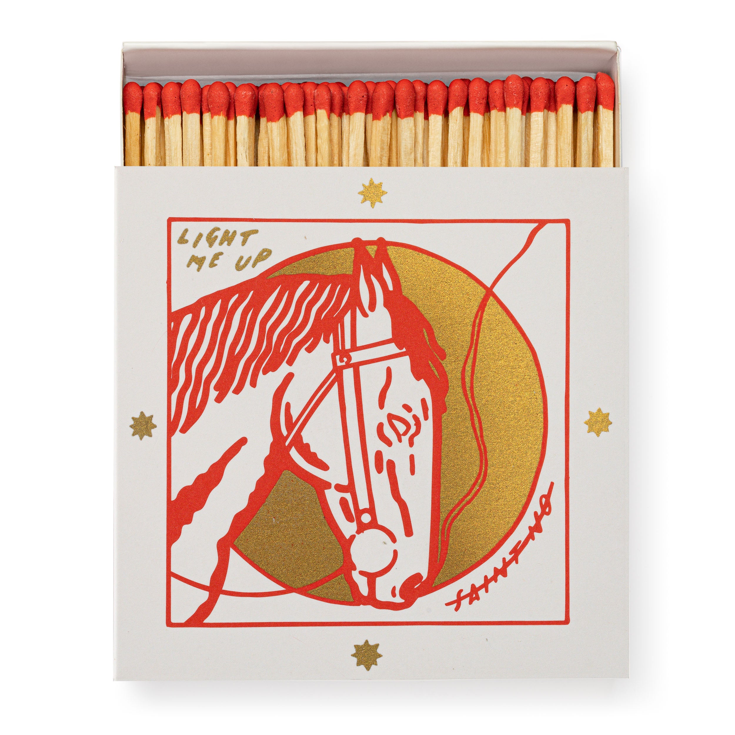 Saint No Horse's Head | Square - Safety Matches