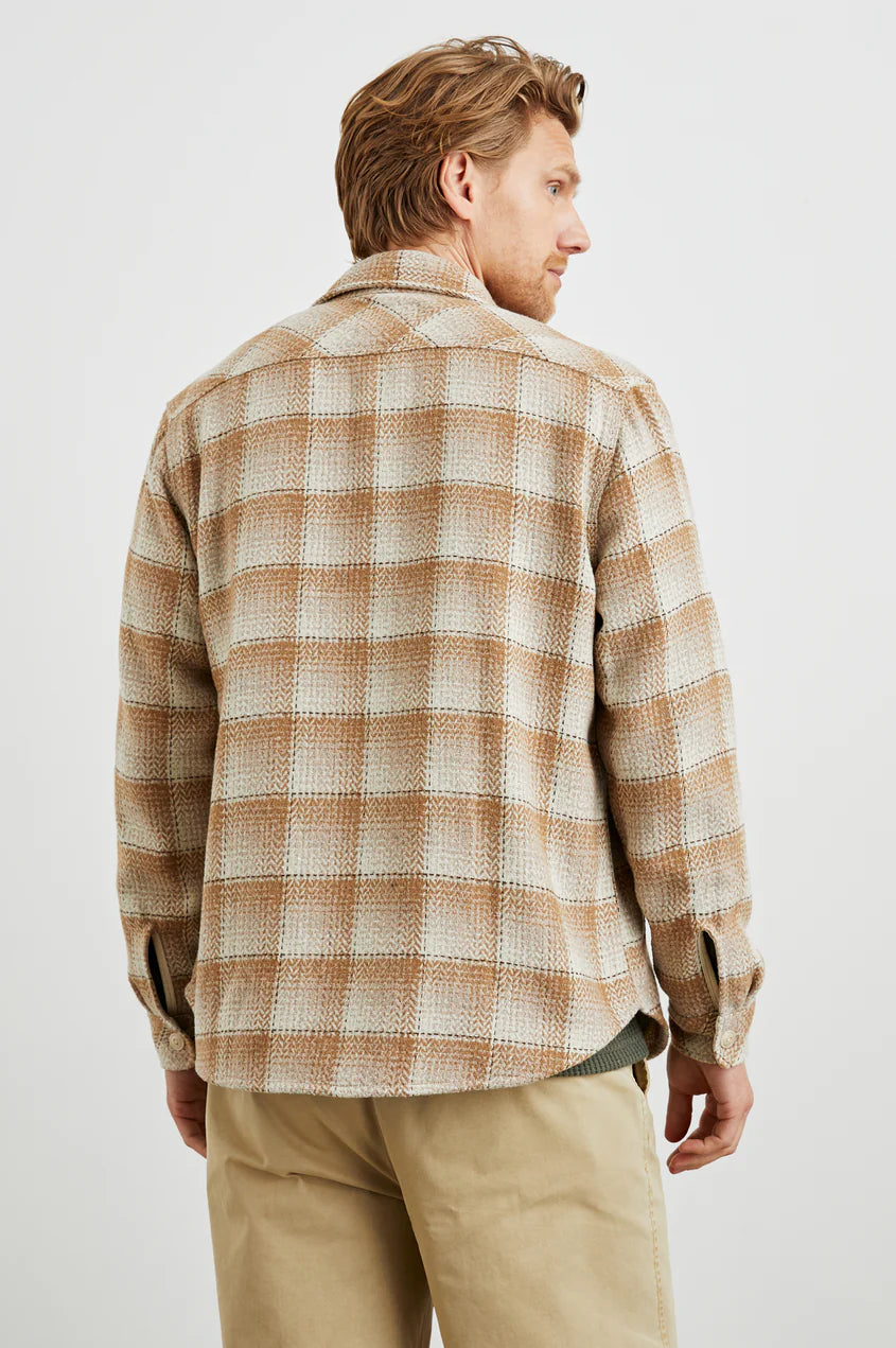 Berkshire shirt jacket - Sienna Sunset