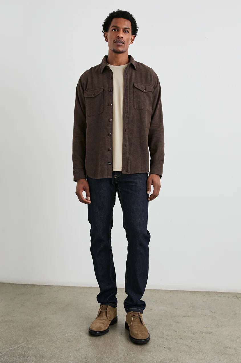 Burr Shirt Jacket - Pine Cone