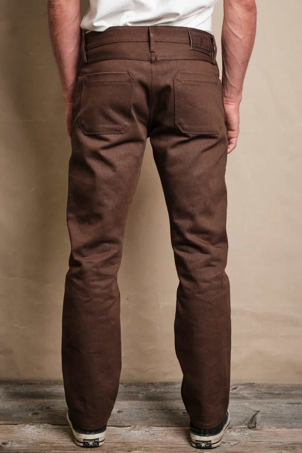 RIOS 15 OUNCE DARK BROWN DENIM