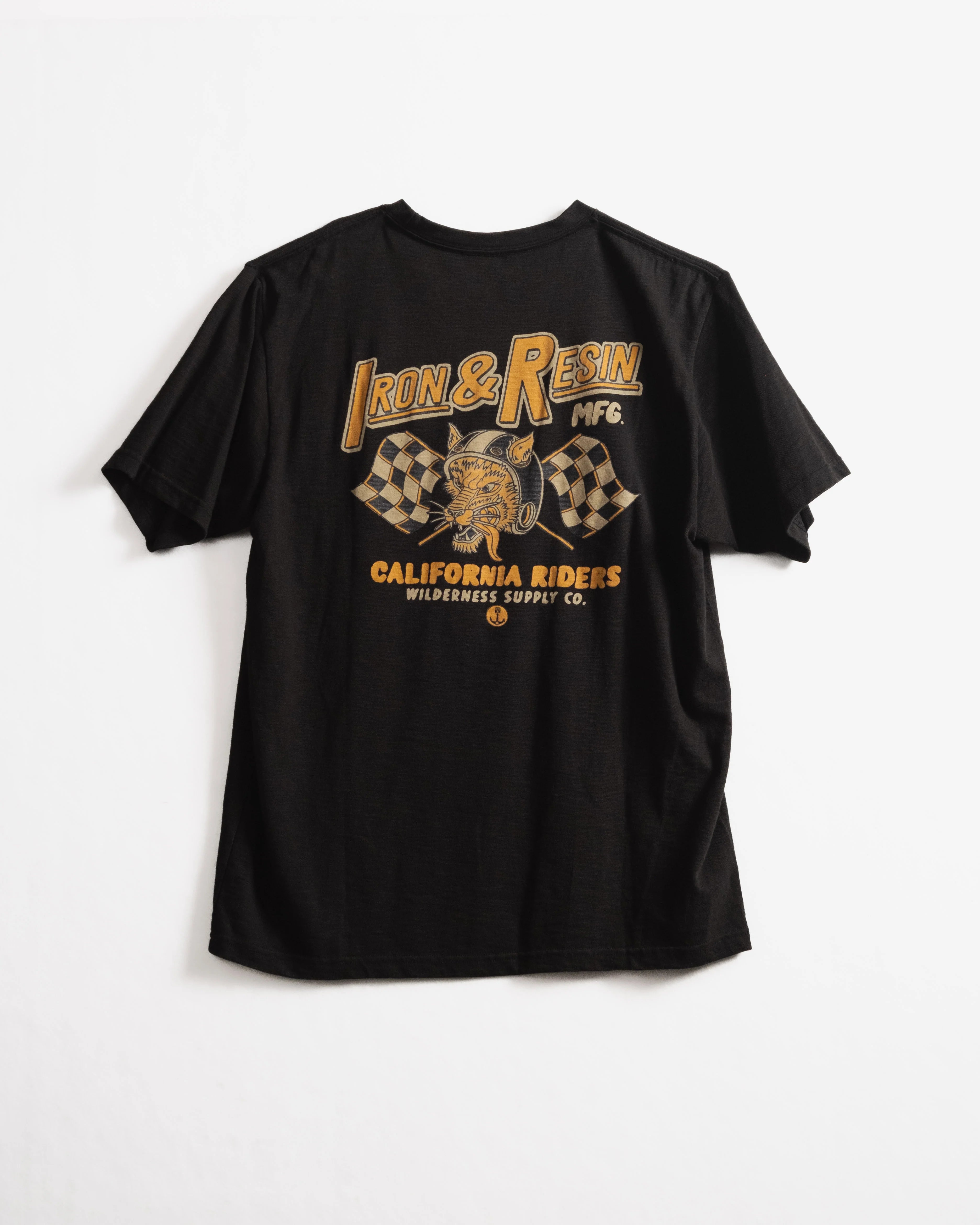 California Riders Pocket Tee - Black