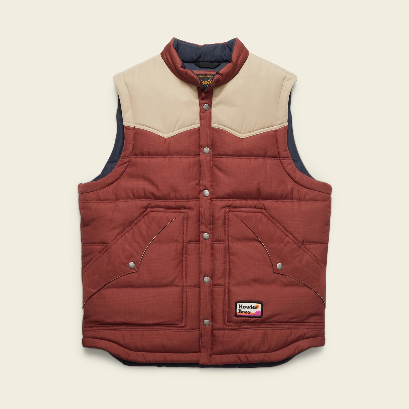 Rounder Vest - Terracotta / Putty