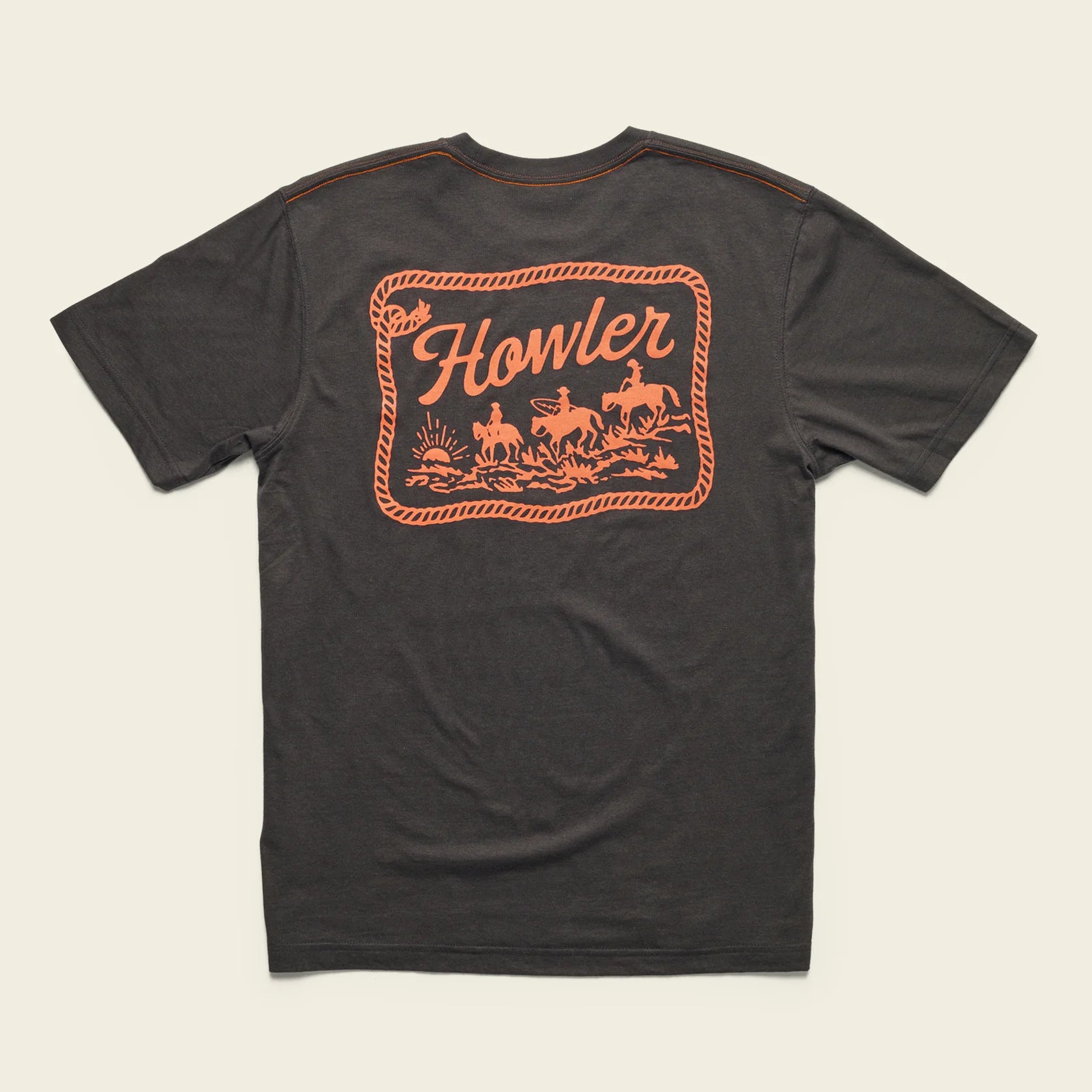 Howler Posse T-Shirt - Antique Black