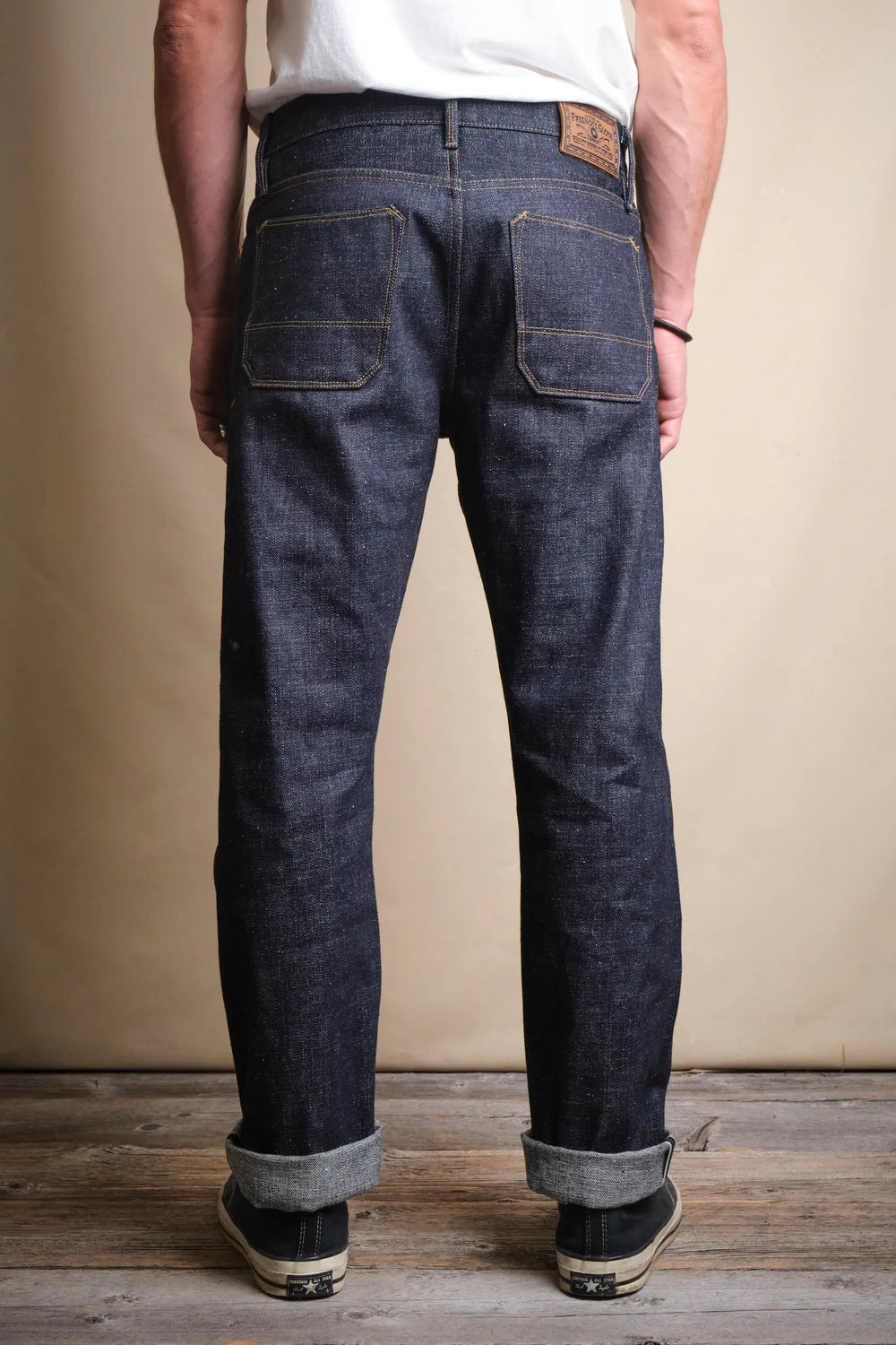 TRABUCO CLASSIC STRAIGHT 17 OZ INDIGO SLUB DENIM