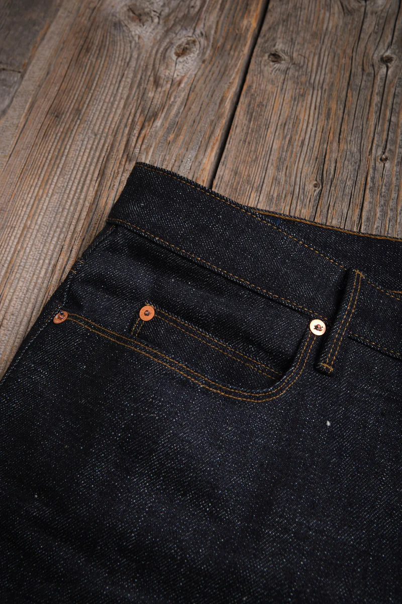 TRABUCO CLASSIC STRAIGHT 17 OZ INDIGO SLUB DENIM