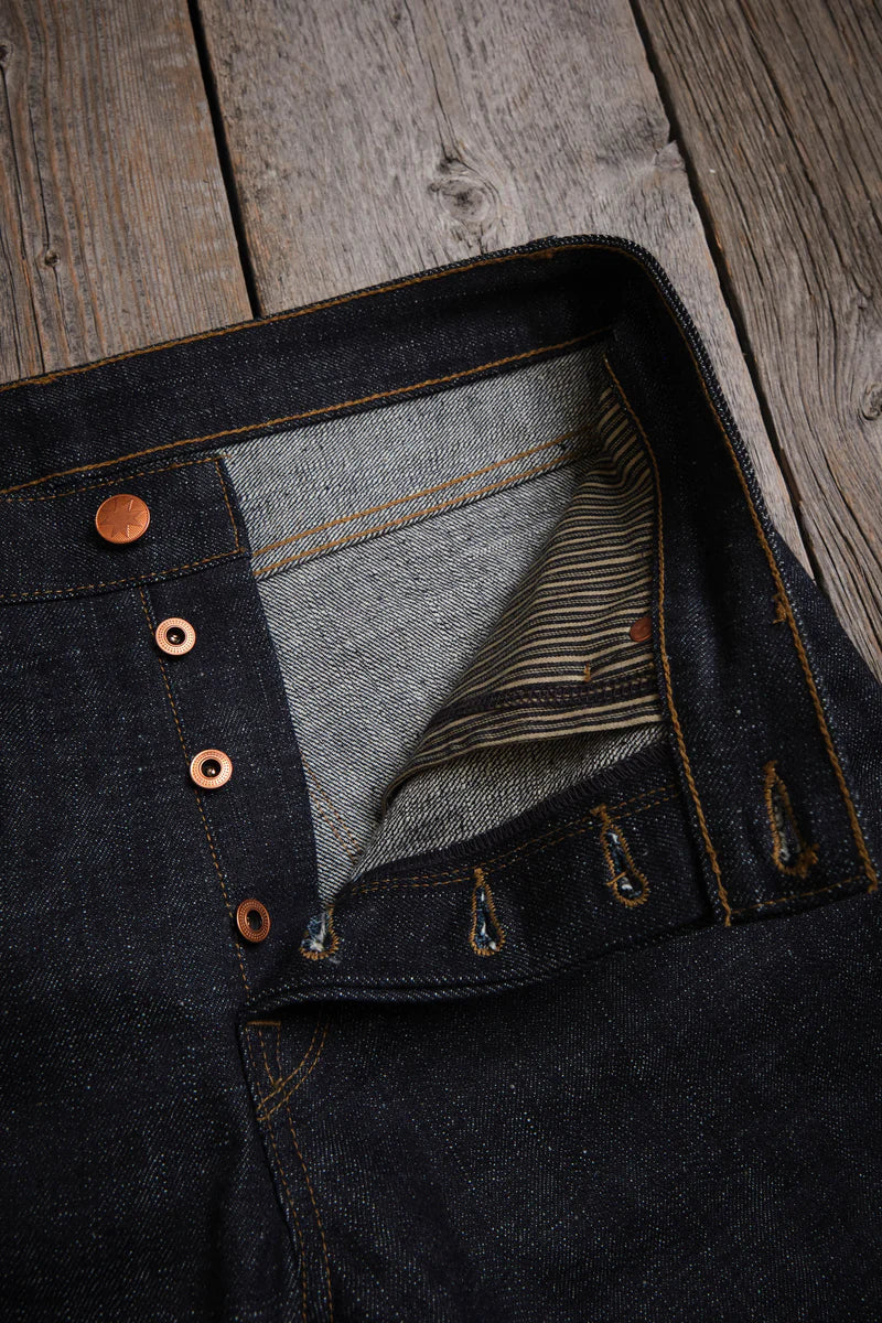 TRABUCO CLASSIC STRAIGHT 17 OZ INDIGO SLUB DENIM