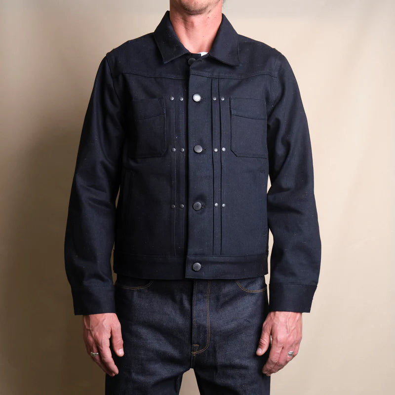 LIMITED EDITION 10 YEAR ANNIVERSARY RJ-1 RAW FLECK DENIM JACKET