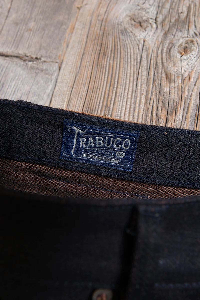 TRABUCO CLASSIC STRAIGHT 16 OZ BLUE BROWN DENIM