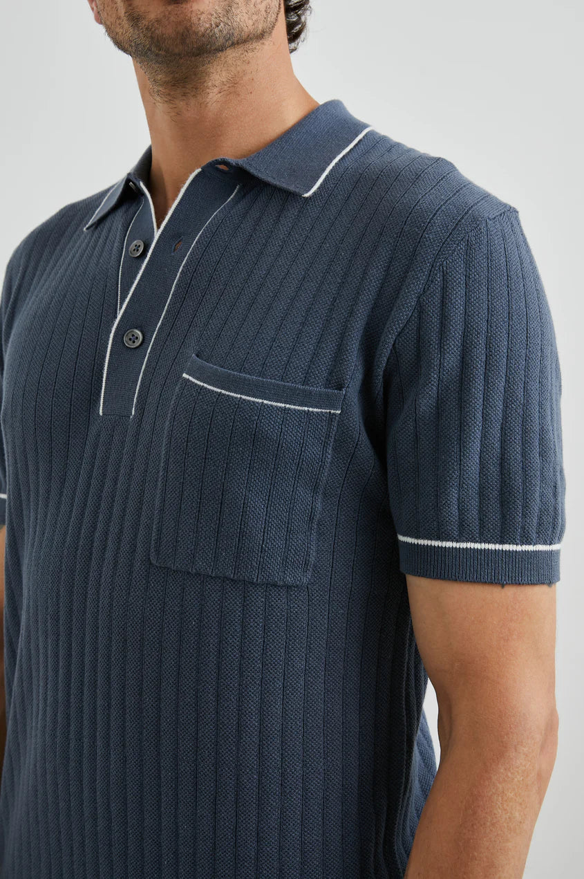 Hardy Polo Shirt - Faded Navy