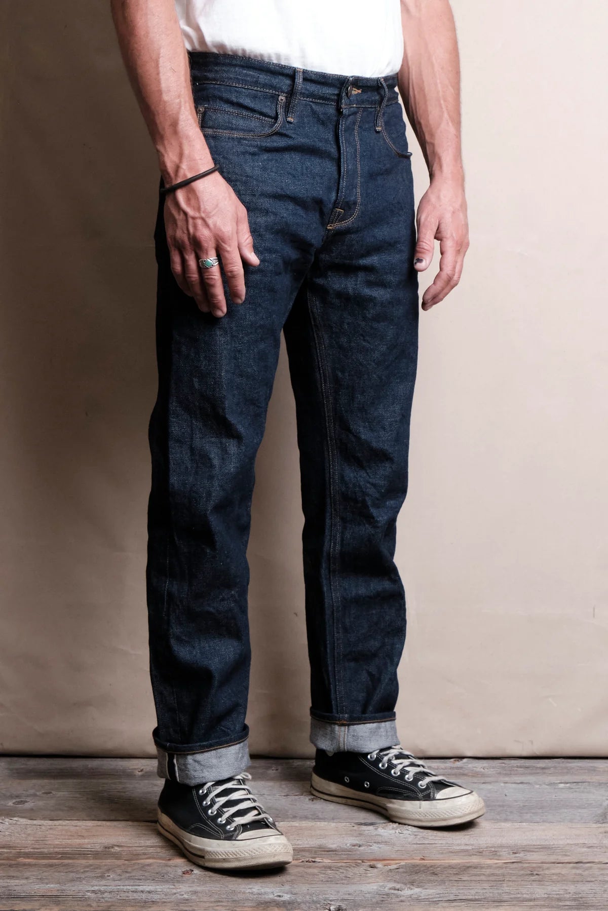 PORTOLA CLASSIC TAPER 15 OUNCE RINSED DENIM