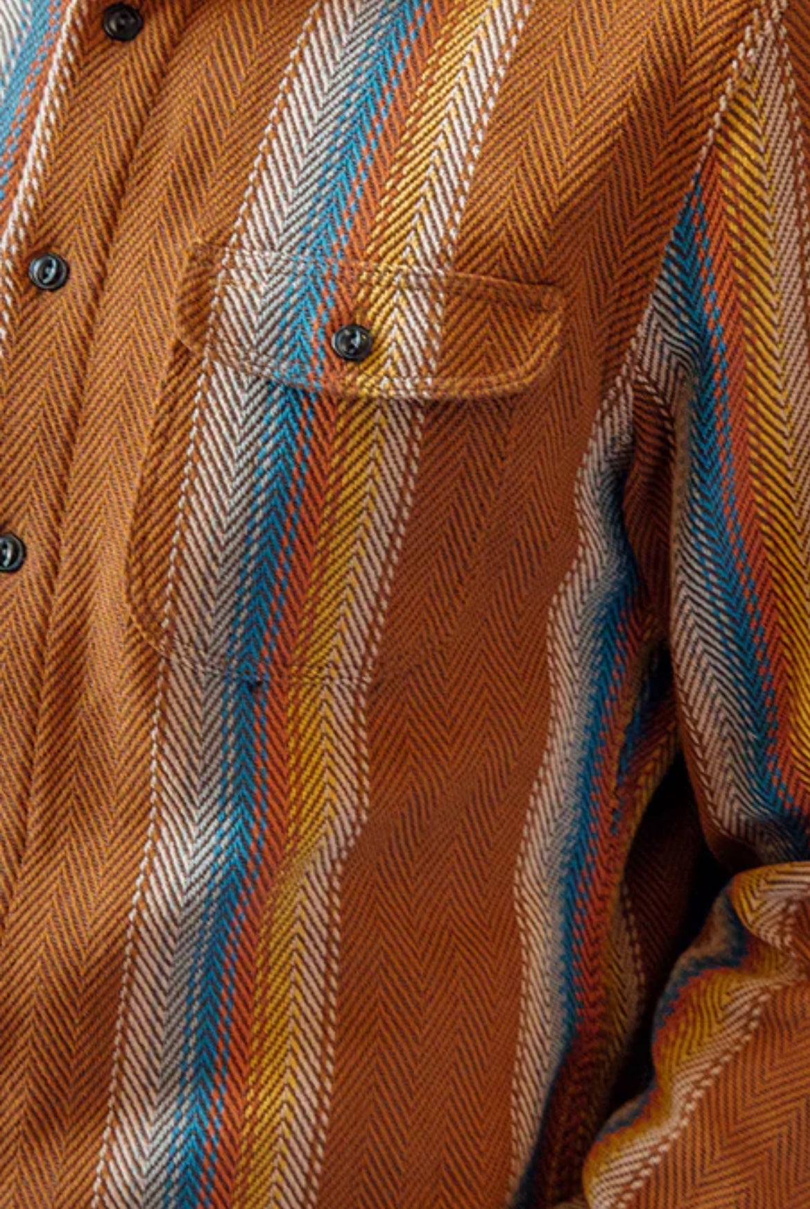 The Brace Loose Weave Stripe - Baja Brown