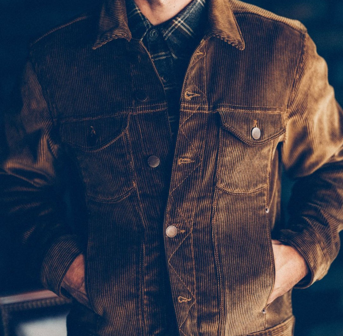 CLASSIC JACKET - ESPRESSO CORDUROY