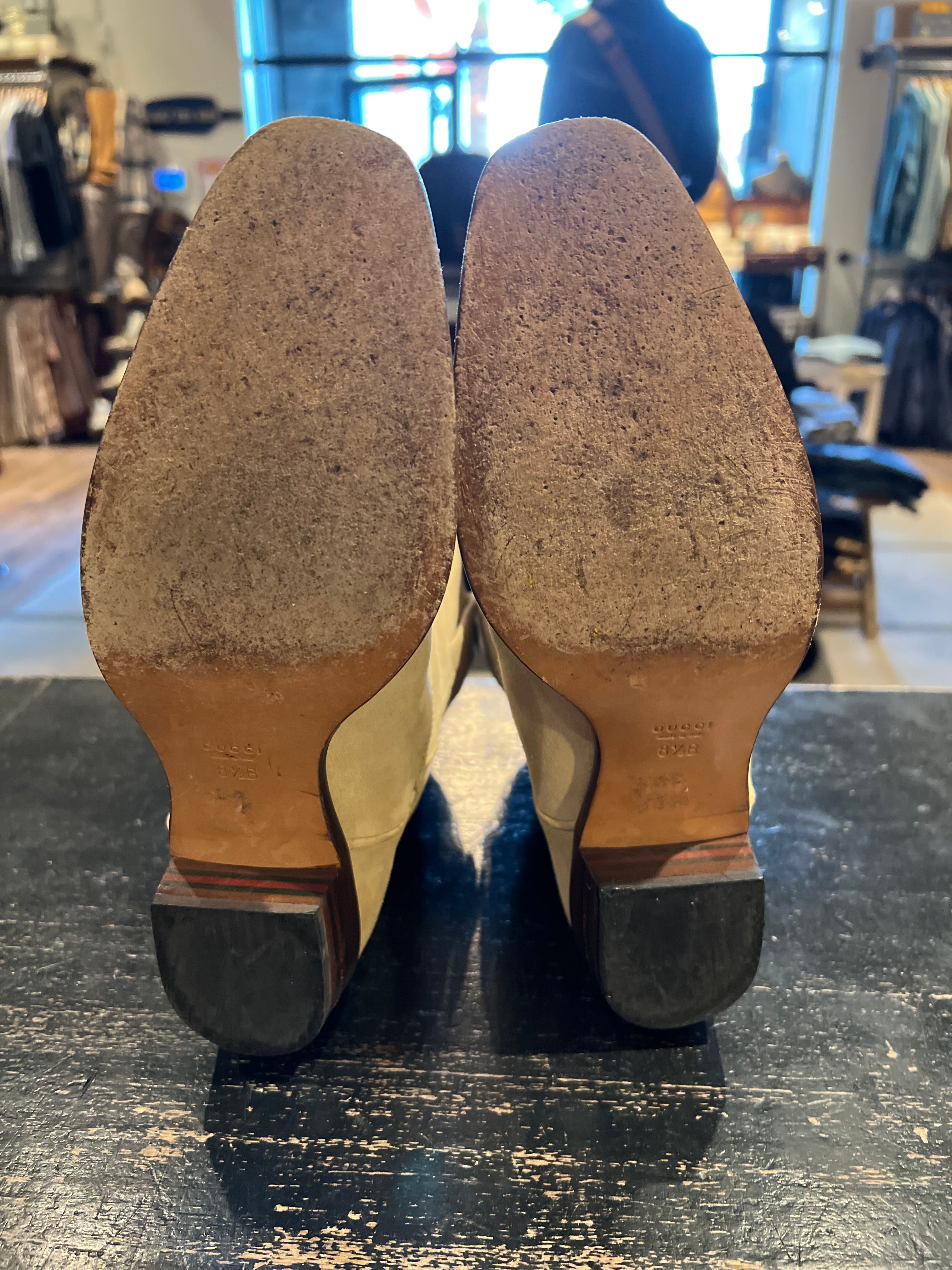 Women's Gucci Suede Boots - Size 8.5 B