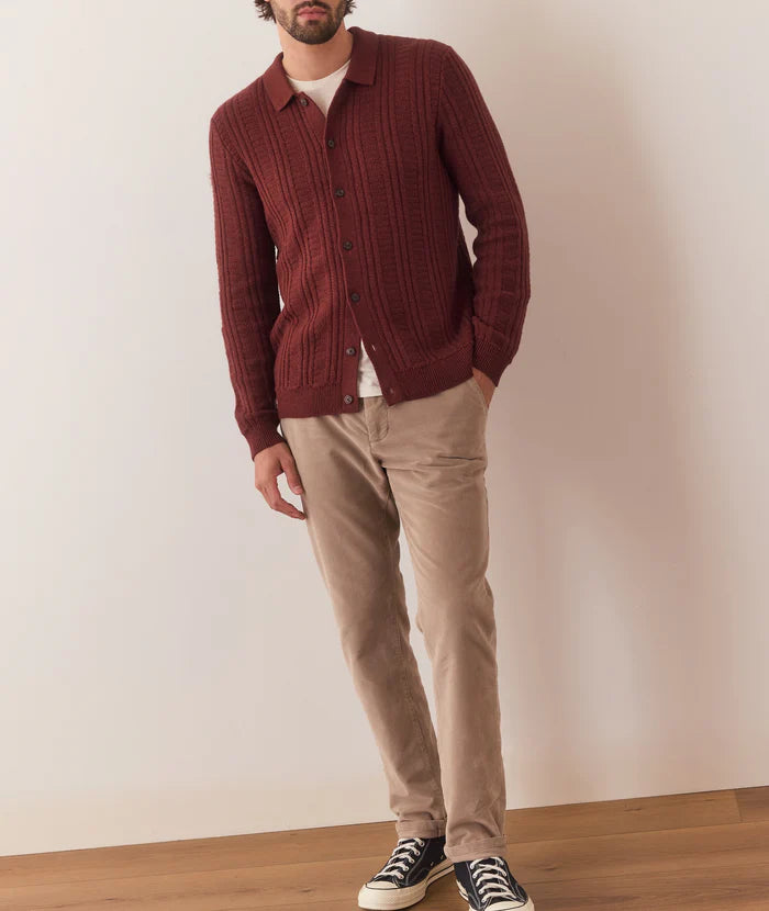 Arthur Sweater Button Down - Veneer