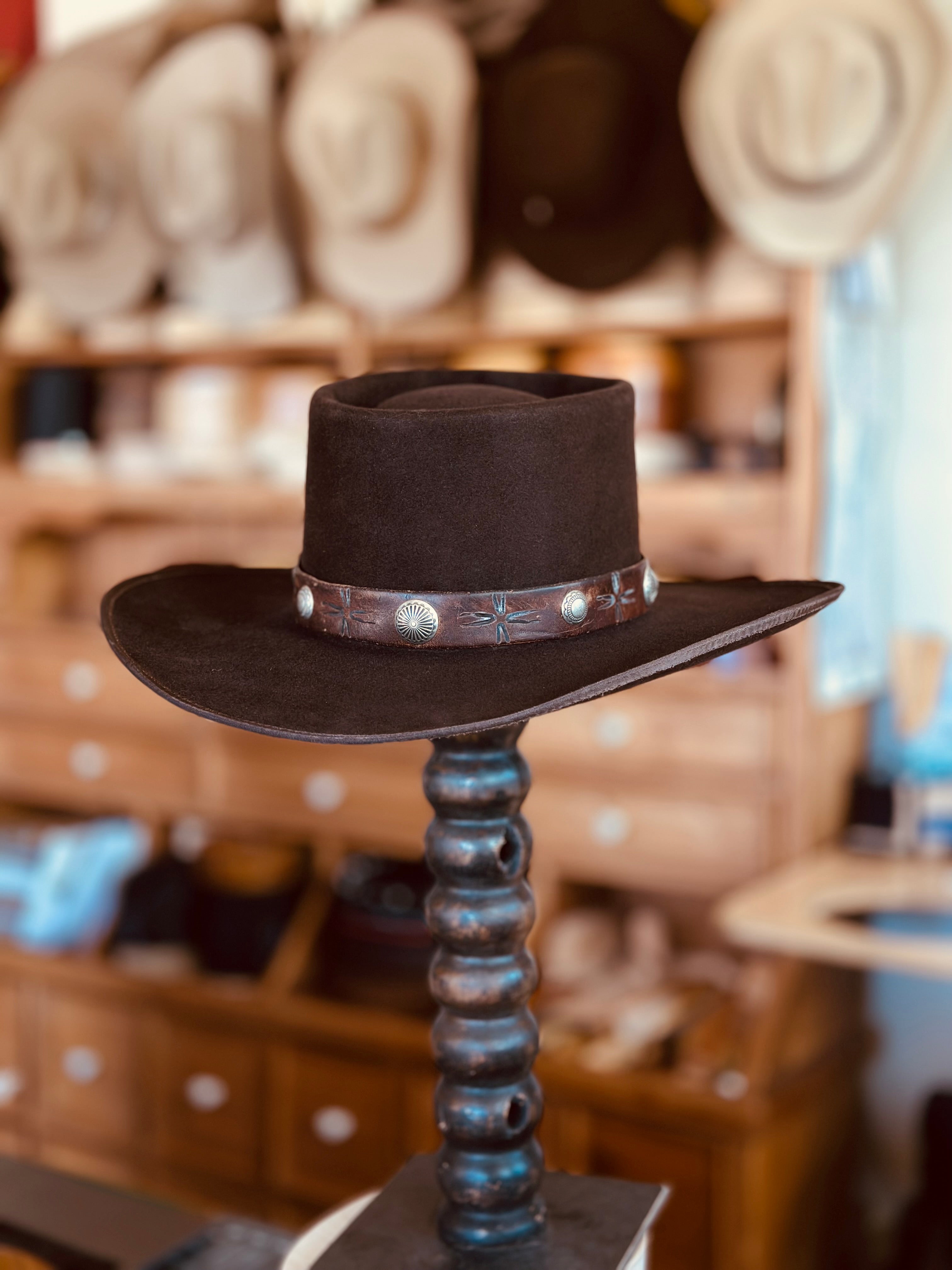 Custom Felt Hat By Spur Hat Co. - Size 6 7/8