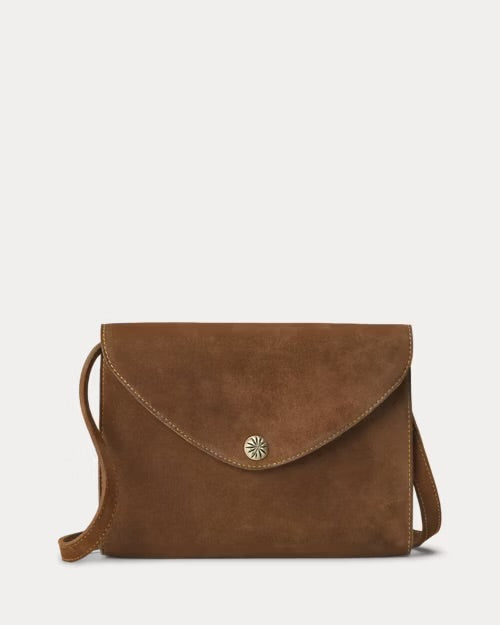 RRL Roughout Suede Crossbody Bag