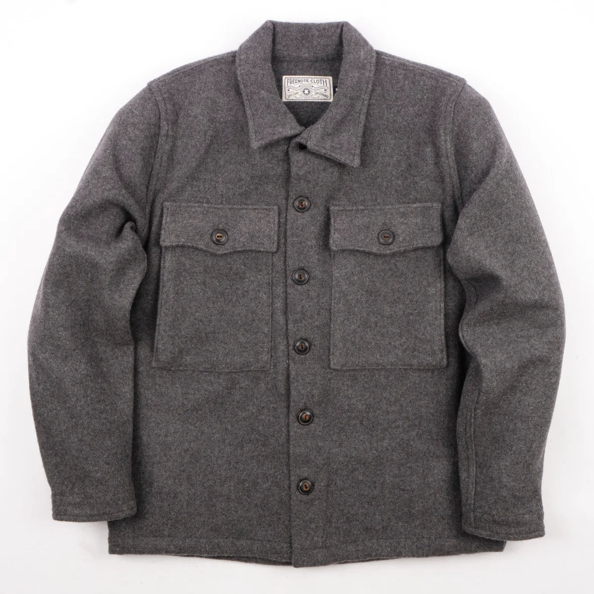 MIDWAY WOOL CPO HEATHER GREY