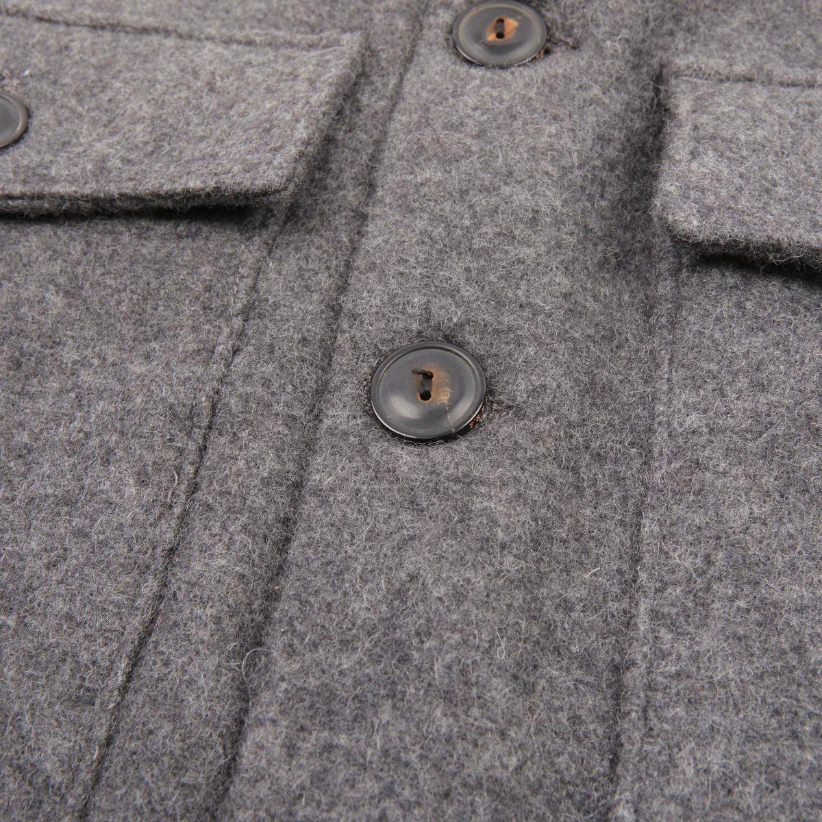 MIDWAY WOOL CPO HEATHER GREY