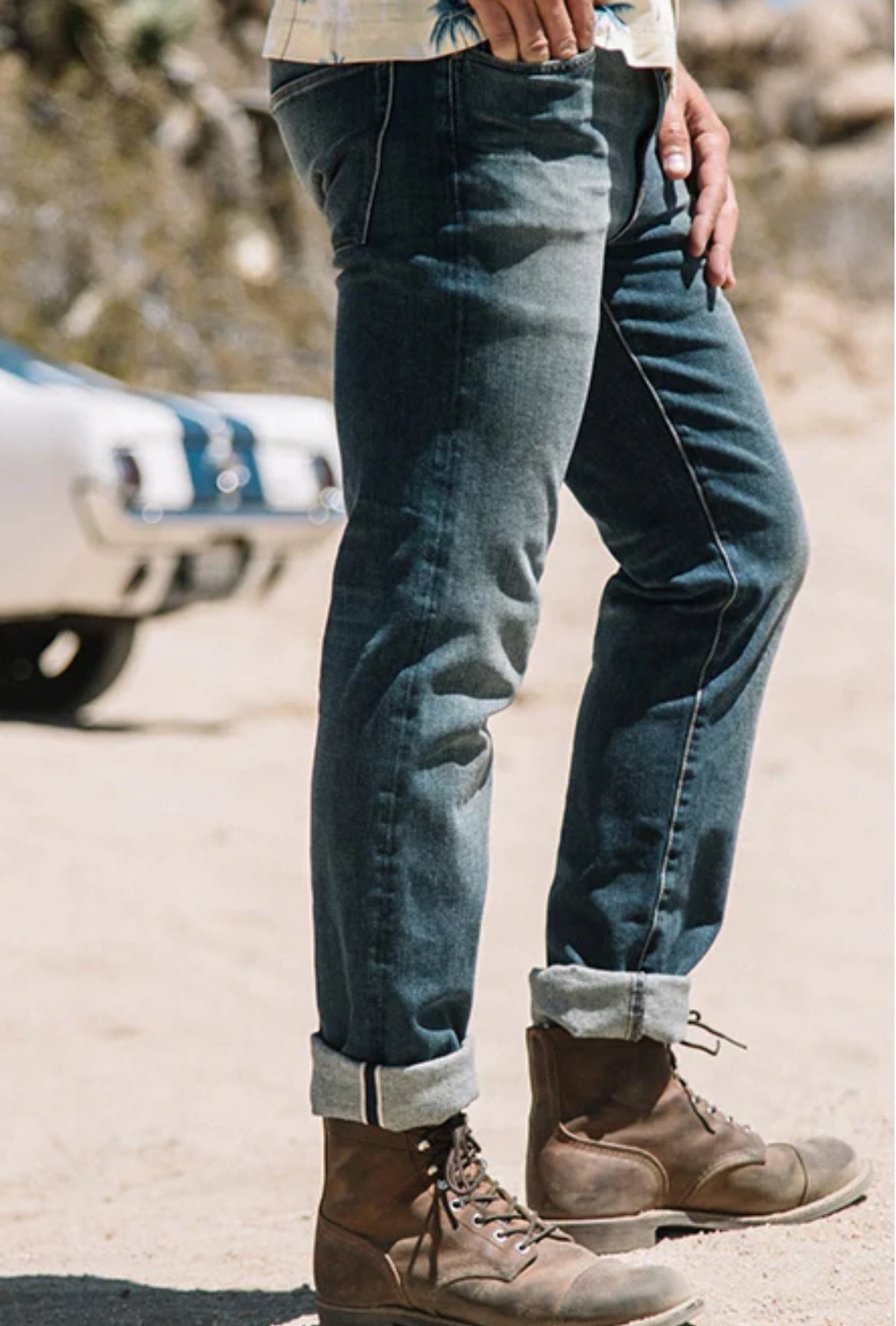 The Pen Slim - Rain 10.5oz Selvedge