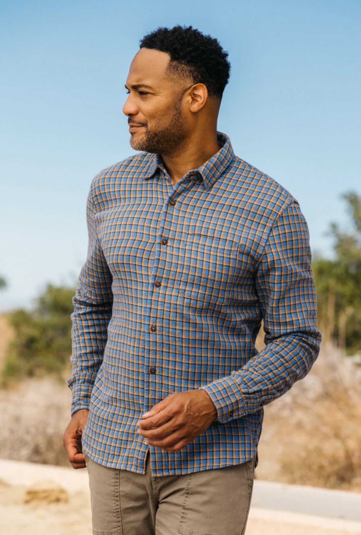 The Ripper Panama Double Gauze Shirt - Ocean