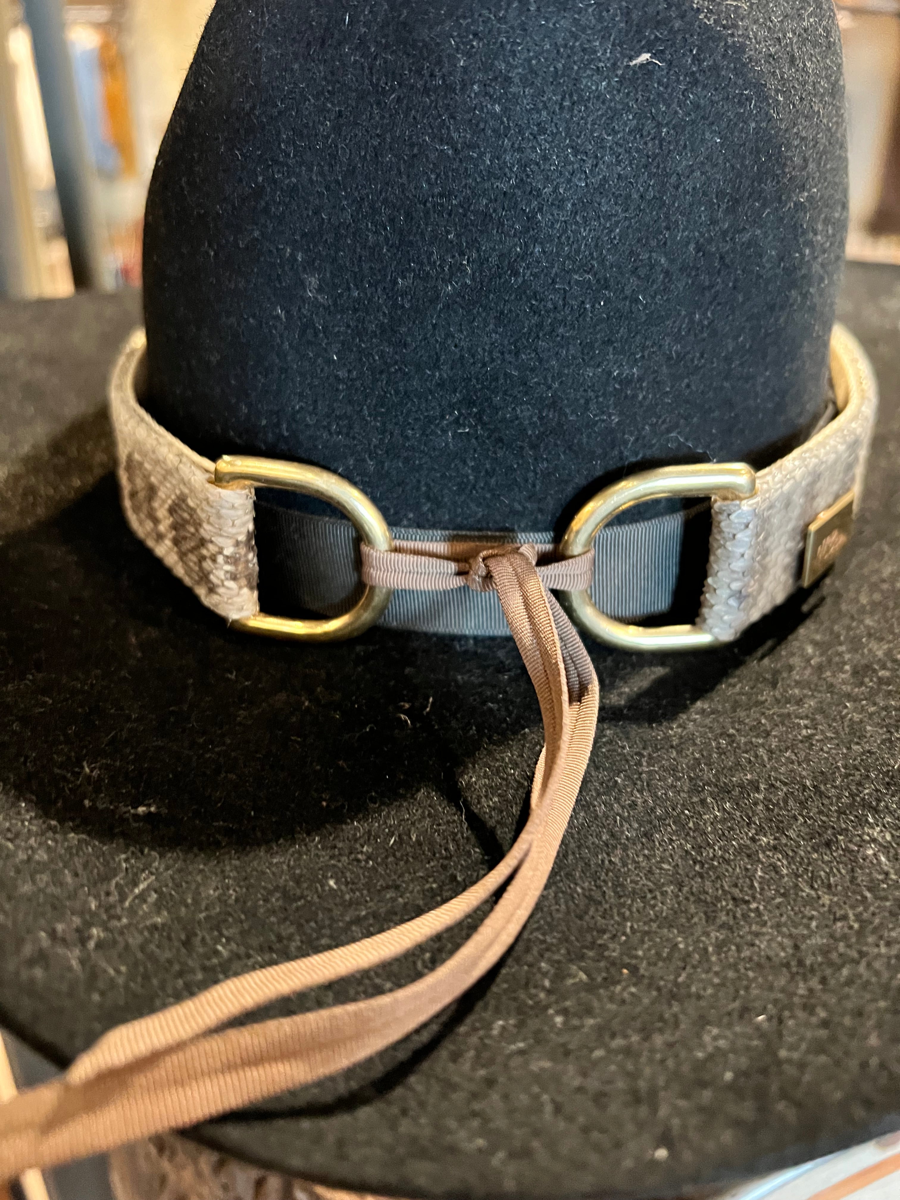 Handmade Genuine Rattlesnake Hat Band