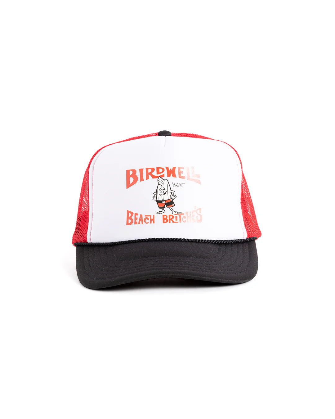 BIRDWELL LICENSE PLATE TRUCKER - BLACK/WHITE/RED