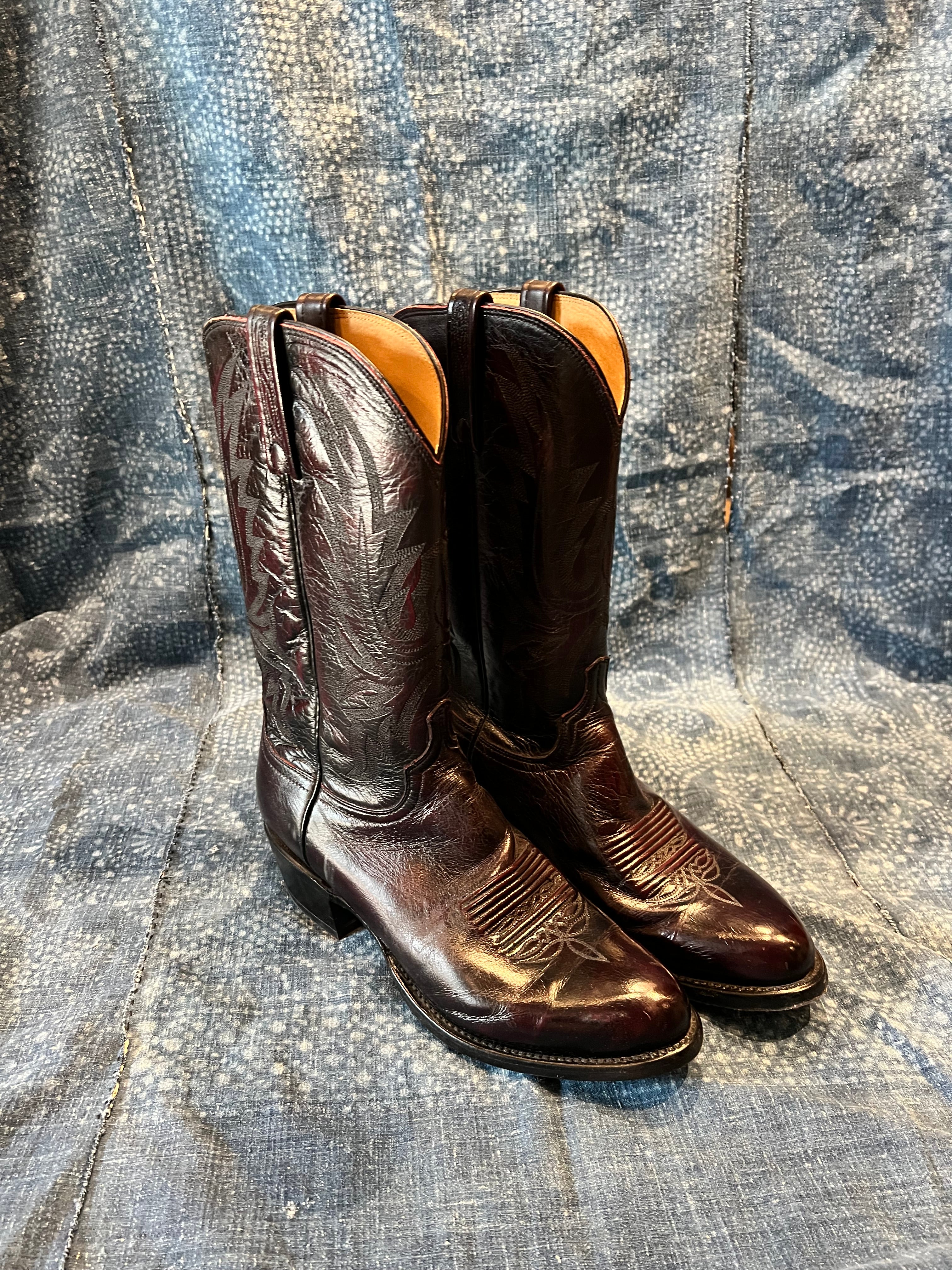 Lucchese cheap leather boots