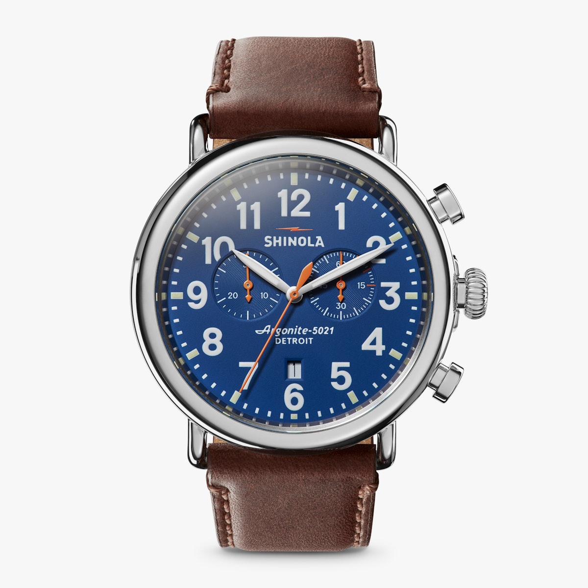 THE RUNWELL CHRONO 41MM BLUE DIAL