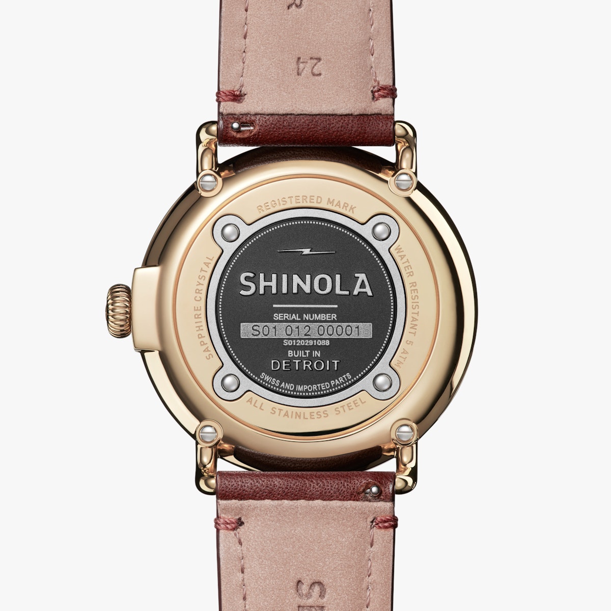 The Runwell 47mm - Oxblood