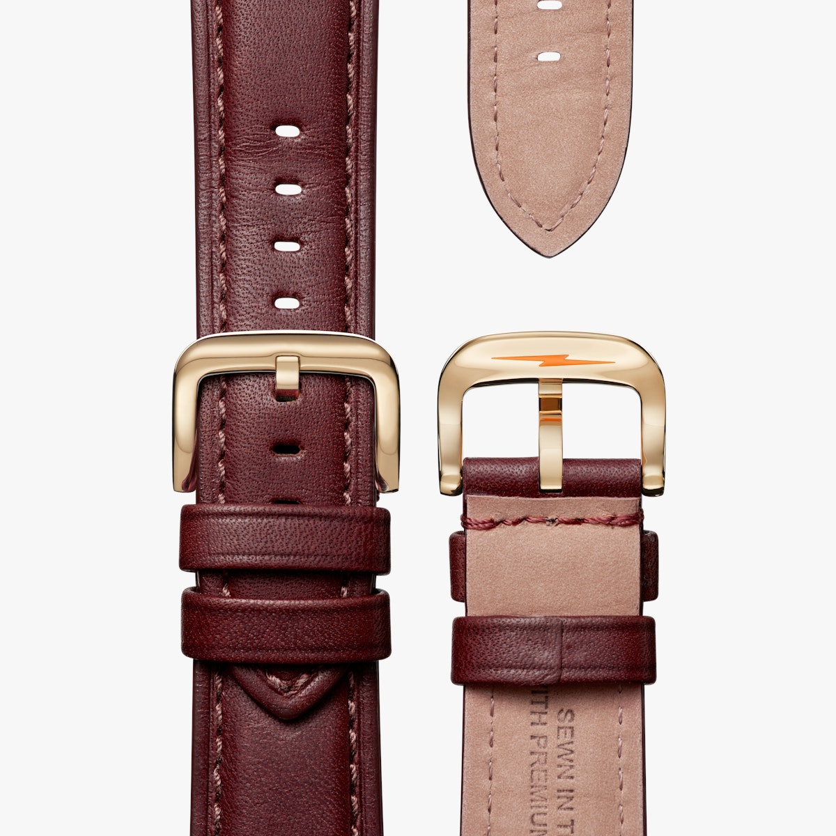 The Runwell 47mm - Oxblood