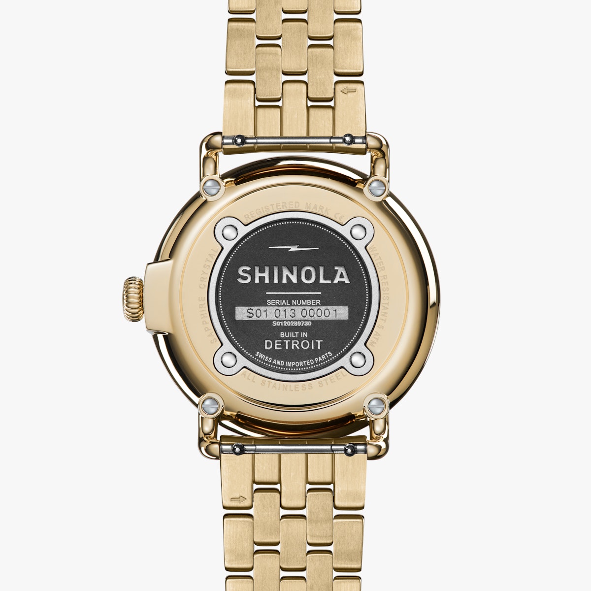 The Runwell 41mm Moon Phase-Gold Bracelet