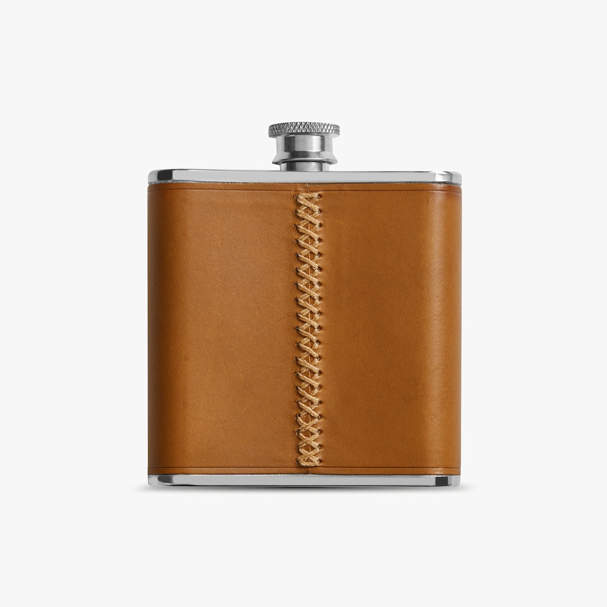 LEATHER WRAPPED FLASK