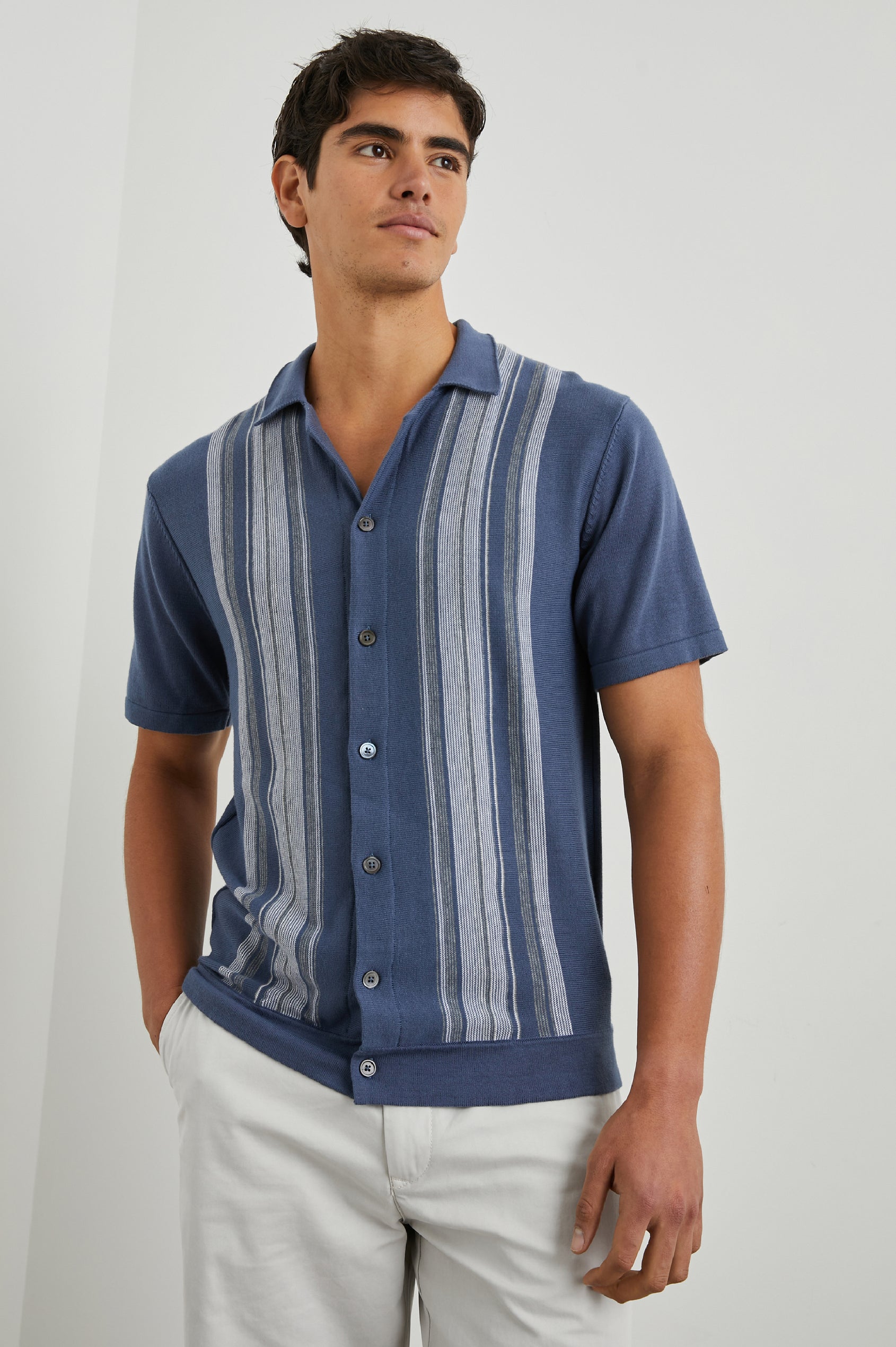 Silas Shirt Marrakesh Blue Multi