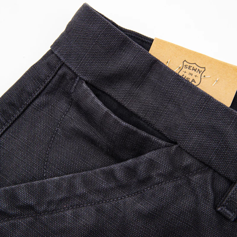 WORKERS CHINO SLIM FIT 14 OUNCE SLUB BLACK