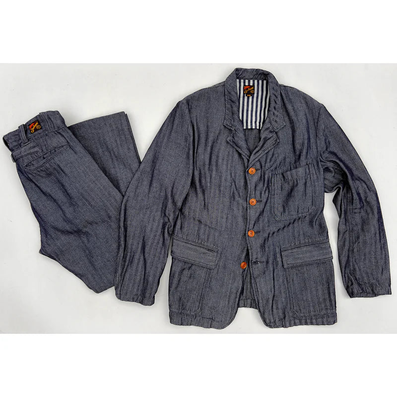 CONTINENTAL SPORTCOAT - INDIGO HBT