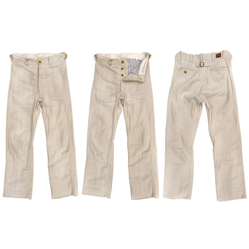 SPORTSMAN CHINOS - IVORY HBT