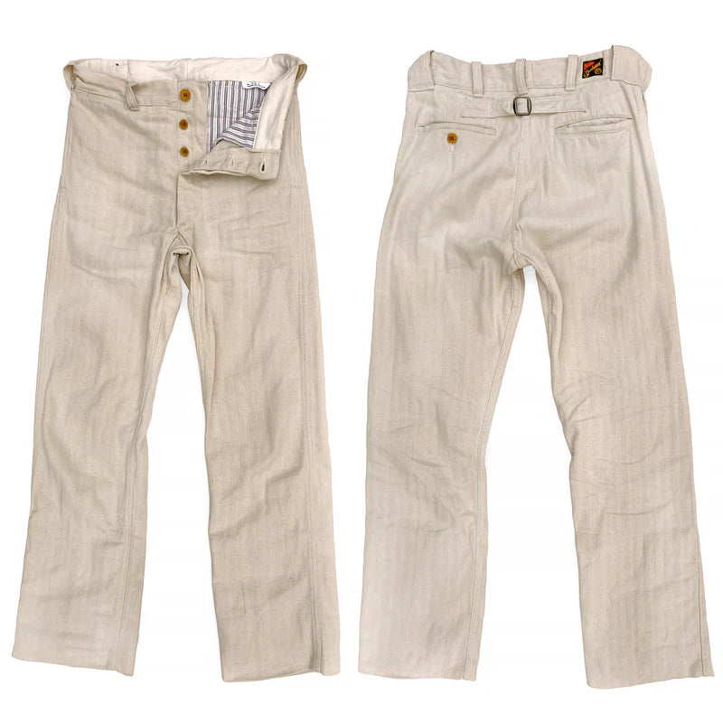 SPORTSMAN CHINOS - IVORY HBT