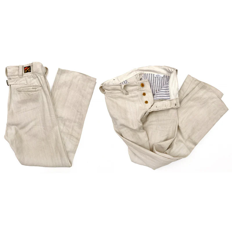 SPORTSMAN CHINOS - IVORY HBT