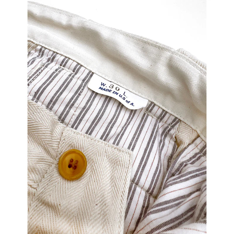 SPORTSMAN CHINOS - IVORY HBT