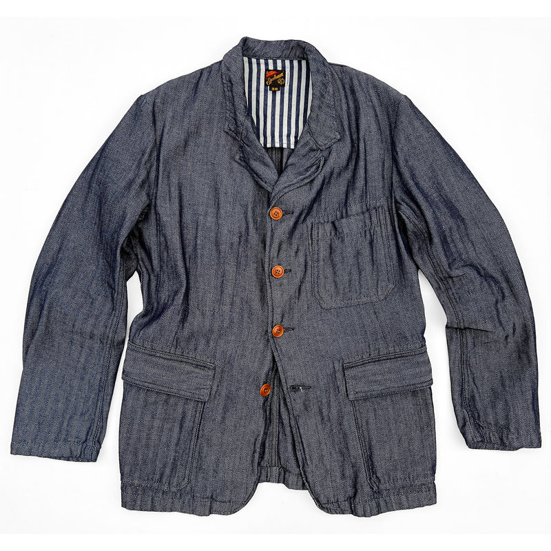 CONTINENTAL SPORTCOAT - INDIGO HBT